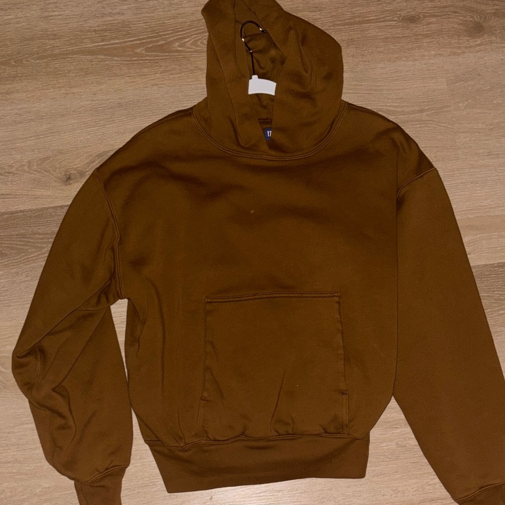 Gap Yzy Kanye West Men's Brown Hooded Pullover Sweatshirt